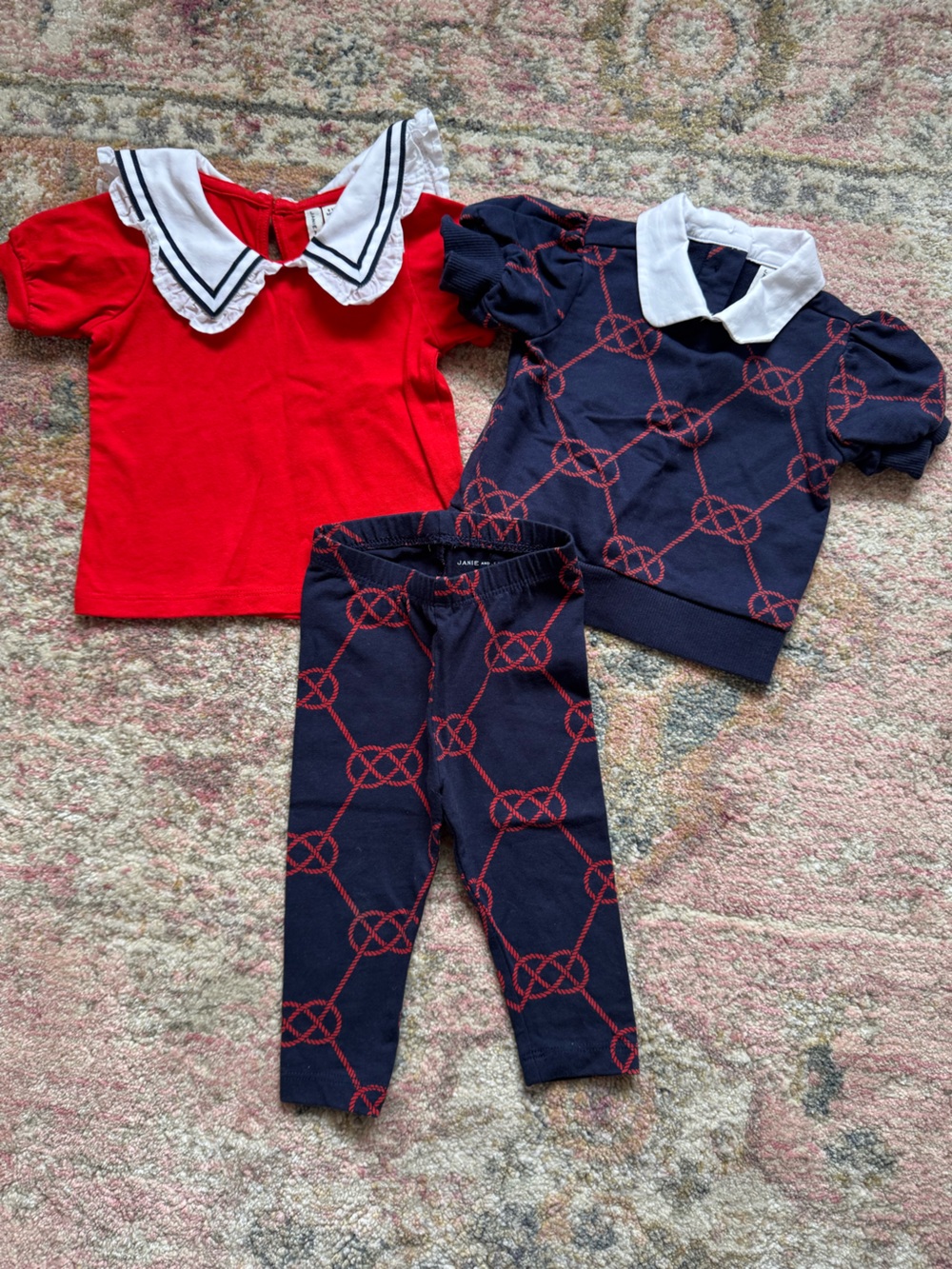 Janie and Jack nautical set